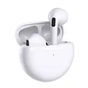 Laser TWS Earbuds White - Long Battery - Bluetooth 5.3 - Comfort Fit - Noise Cancelling