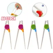 4 Pair Training Chopsticks Kids Adults Learning Reusable Chopstick 4 Colors