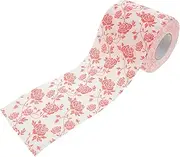 Roll Decorative Rose Toilet Paper Roll Soft Floral Bathroom Tissue for Valentine Day Elegant Holiday Paper Towels Comforting and Gentle Skin for Festive Celebrations