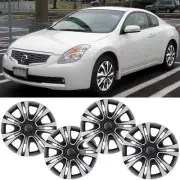 Set of 4 15" Wheel Covers Hub Caps Steel Rim Snap on Hubs R15 For Nissan Altima