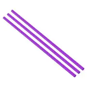Acrylic Round Rod, Purple,1/2" x18-1/8", Solid Plastic PMMA Bar Stick 3pcs
