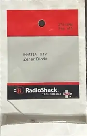 NEW! RadioShack IN4733 Zener Diode 2760565 276-0565 *FREE SHIPPING*