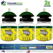 3x Wasp Trap EnviroSafe ® Ultimate with Bait Safe & Easy European Wasps Kill