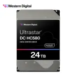 【WD 威騰】ULTRASTAR DC HC580 24TB 3.5吋企業級硬碟(0F62796)