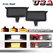 For Chevrolet GMC Pickup Truck Smoke Switchback White Amber LED DRL Signal Light (for: Chevrolet)