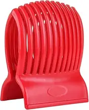 Multiuse Tomato Slicer Holder with Firm Grip Ergonomic 13 Dividers Design for Precise Cuts Slicing Shredding Tomatoes Lemons Potatoes Round Fruits Vegetables with Bonus eBook