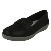 LADIES CLARKS CLOUDSTEPPERS AYLA FORM LIGHTWEIGHT CASUAL SLIP ON LOAFER SHOES