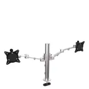 Offices To Go OTGMA2 Height Adjustable Dual Monitor Arm Tungsten Finish