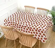 Basketball Tablecloth Senior Night 2025 Sports Ball Themed Birthday Party Decoration Rectangle Kitchen Dining Room Table Cloth Decor