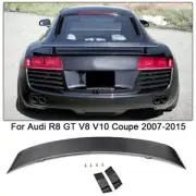 For Audi R8 GT V8 V10 Coupe 2008-15 Real Carbon Rear Trunk Boot Spoiler Wing Lip