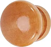 Hardwood Drawer Cabinet Furniture Wardrobe Door Knobs Pulls Handles DIY - S/M/L, 10 Pack (Size:L)