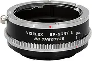 Fotodiox Vizelex CINE ND Throttle Lens Adapter Compatible with Canon EOS EF and EF-S Lenses to Sony E-Mount Cameras - by Pro