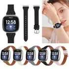 For Fitbit Versa 3/4 Sense 2 Band Premium Rhombus Genuine Leather Strap Band