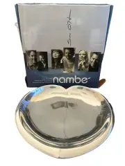 Nambe Studio 2009 Metal Heart Shaped Alloy Love Plate by Sean O'Hara New In Box