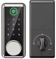 Smart Lock- Keyless Entry Door Lock, for Front Door with Key Fobs & Remote