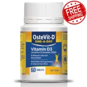 Ostevit-D One-A-Day Vitamin D3 1000 IU 60 Tablets Helps Build Strong Muscles