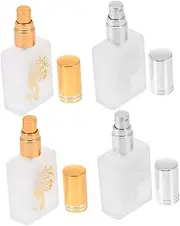 NOLITOY Beautiful Frosted Glass Perfume Bottles Ml Essential Oil Diffuser Containers Leak Aesthetic