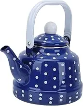 VALICLUD 1Pc Adorable Dot Kitchen Kettle Enamel Water Boiling Teapot for Induction Cooker Gas Stove Safe Home Heating