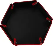 ERINGOGO Storage Cases for Dice Hexagon Dice Tray Collapsible Design Multi-use Tray