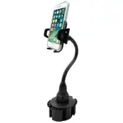Car Cup Holder Phone Mount - 8” Long Flexible Gooseneck Cell Phone Holder Car...