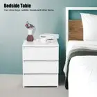 AU Bedside Tables Drawers Side Table Wood Nightstand Storage Cabinet Bedroom RXD