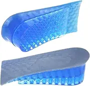 1 Pair Silicone Height Increase Insole Adjustable Heel Cushions Heel Lift Insert Shoe Foot Pads Heel Support Insoles for Women Men