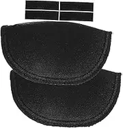 DOITOOL 1 Pair Shoulder Pads for Women Shoulder Pad Blazer Push up Bra Straps Strapless Bras for Women Full Support Covered Shoulder Pads Brace Belt Woman Shoulder Heat Pad Gel Nylon Black