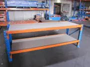 NEW WORK BENCH 2650mm X 914mm X 1200mm WITH PARTICLE BOARD