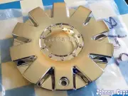 ROCK STARR Wheels [34] NEW CHROME Center Cap # 348-1 Custom Center Cap (QTY.1)