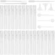Pack of 25 Perfume Atomisers, Refillable, Empty Perfume Atomiser, 10 ml, Travel Mini Spray Bottle, Perfume Atomiser, Perfume Atomiser with 9 Accessories (25 Pieces - 10 ml)