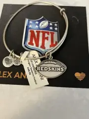 Alex and Ani WASHINGTON REDSKINS NFL Charm Bracelet Bangle RAFAELIAN SILVER NWT