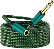 3.5mm to 6.35mm Cable 1m,6.35mm 1/4" Audio Male to 3.5mm 1/8" Female Stereo Jack Adapter Extension Wire Cord,for Home Audio, Home Theater Devices, or Mixing Console (1m)