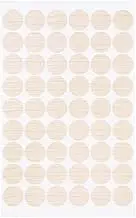 CHILDWEET 54pcs/Sheet Screw Hole Decal Self-Adhesive Furniture Sticker Wood Pattern Protector for Kitchen Furniture
