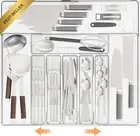 Expandable Cutlery Drawer Organizer 9-Compartment Large Utensil Tray Kitchen