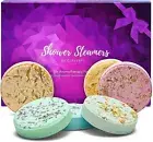 Cleverfy Aromatherapy Shower Steamers-Variety Pack of 6 Shower Bombs-Purple Set