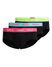 [Hugo] Triplet Planet Hipster Briefs 3 Pack in Multi