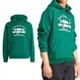 Adidas GRF Hoodie 男款 綠色 休閒 經典 LOGO 帽T 長袖 IS1412