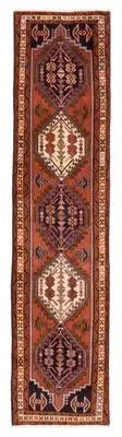 Vintage Hand-knotted Runner Rug 2'2" x 8'11" Traditional Wool Carpet