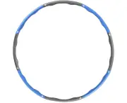 Hula Hoop, Splicing Detachable Adjustable Width for Youth Adults Ladies GYM Exercise With Mini Tape Measure(Blue/Green) - Blue