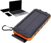 Solar Charger, Mobile Phone Charger, Wireless Fast Charge 200000mAh with Flashlight for Outdoor Hiking Portable Solar Charging 200000mAh Device Fas