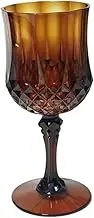 Ｂｅｓｇａ Goblet Champagne Flutes Large Cocktail Cups Portable Drinking Cup Glasses for Bar Anniversary Wedding Hotel 220 ml, Brown