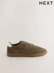 Brown Suede Smart Casual Trainers (AR9865) | $100