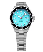 RATIO FreeDiver Stainless Steel Ice Blue Automatic RTFL837 200M Ladies Watch