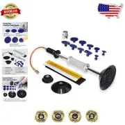 All-in-One Pneumatic Dent Repair Kit with 3 Sizes of Suction Cups & Puller Tabs