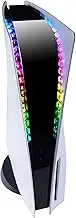 eXtremeRate RGB LED Light Strip for Playstation 5 Console, 7 Colors 29 Effects DIY Decoration Accessories Flexible Tape Lights Strips Kit for PS5 Console with IR Remote