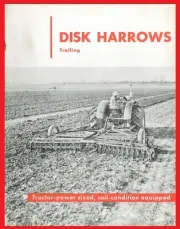IH McCormick International Trailing Disk Harrows Brochure