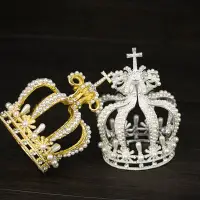 在飛比找蝦皮購物優惠-pearl crown cross big tiara br