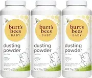 Burt's Bees Baby 100% Natural Dusting Powder, Talc-Free Baby Powder - 7.5 Ounce Bottle (Pack of 3)