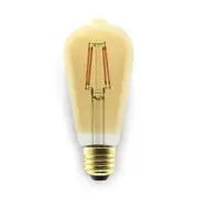 Atom Pear ST64 E27 5W LED Amber Decorative Filament Globe 430 lumen