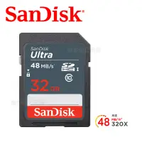 在飛比找蝦皮商城優惠-SanDisk Ultra SDHC/SDXC 32GB~1